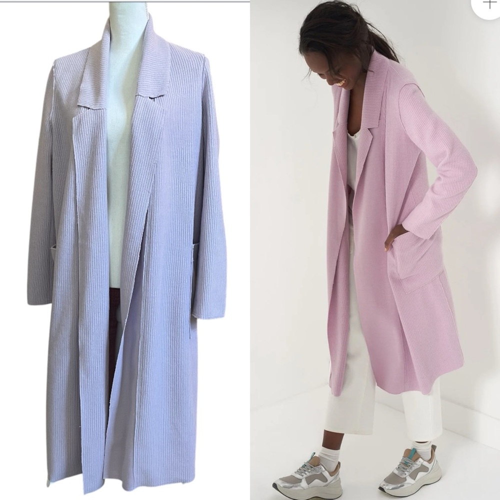 Søsken Studios Heidi Brushed Knit Duster - Light Lavender
